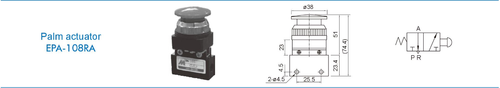 Mindman ACT-108 EPA-108RA Mechanical Valve