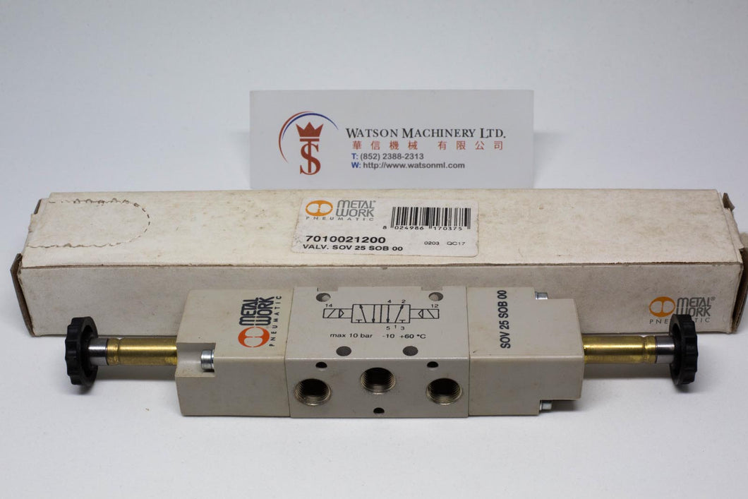 Metal Work SOV 25 SOB OO Solenoid Valve (7010021200) 1/8