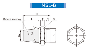 MINDMAN MSL-B-01 (SL-01) BRASS SILENCER