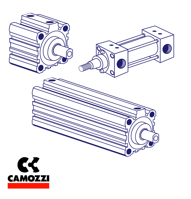 Camozzi U 20 Mod U, Piston Rod Lock Nut, ISO & VDMA Mounting to suit 24, 32, 60 & 61 Series Cylinder