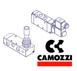 Camozzi A322 1C2 U73 G1/8", 2/2 NO (A32), Series A, Directly Operated Solenoid Control Valve