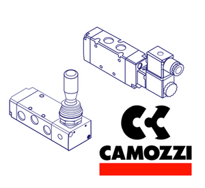 Camozzi MX1-3/8-V17 Servo-Pilot Control, Series MX Lockable Isolation 3 Way Valve