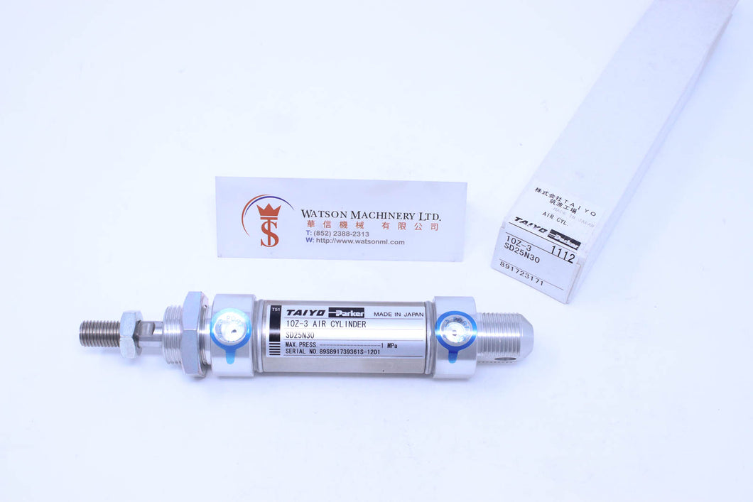 Parker Taiyo 10Z-3 SD25N30 Round Type Pneumatic Cylinder