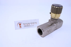 Tognella 1251/5-01-34 210 bar 1 way Needle Valve Flow Control