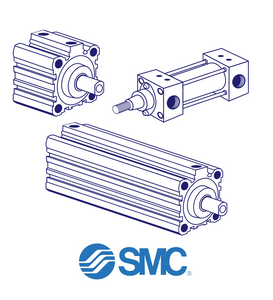 SMC RQG40TF-40M Pneumatic Cylinder