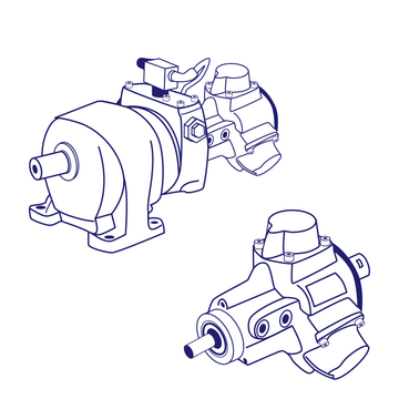 Parker Taiyo TAM4-015FG005 Radial Piston Air Motor